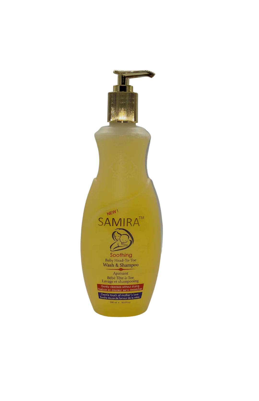 Gel douche et shampoing apaisant pour bébé Samira