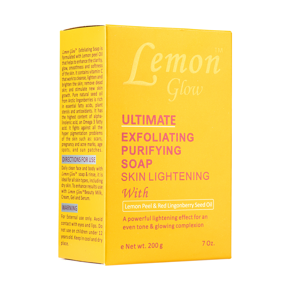 Savon purifiant exfoliant ultime Lemon Glow