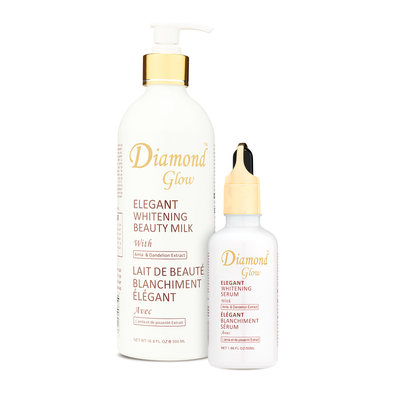 Diamond Glow Beauty Milk & Serum Bundle