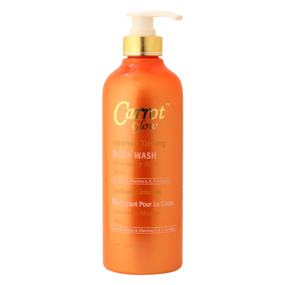 Carrot Glow Intense Toning Body Wash Rosemerry mint
