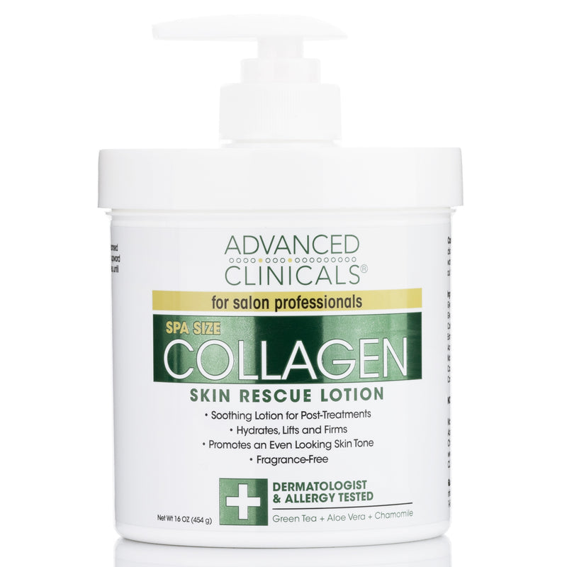 Lotion de sauvetage pour la peau au collagène