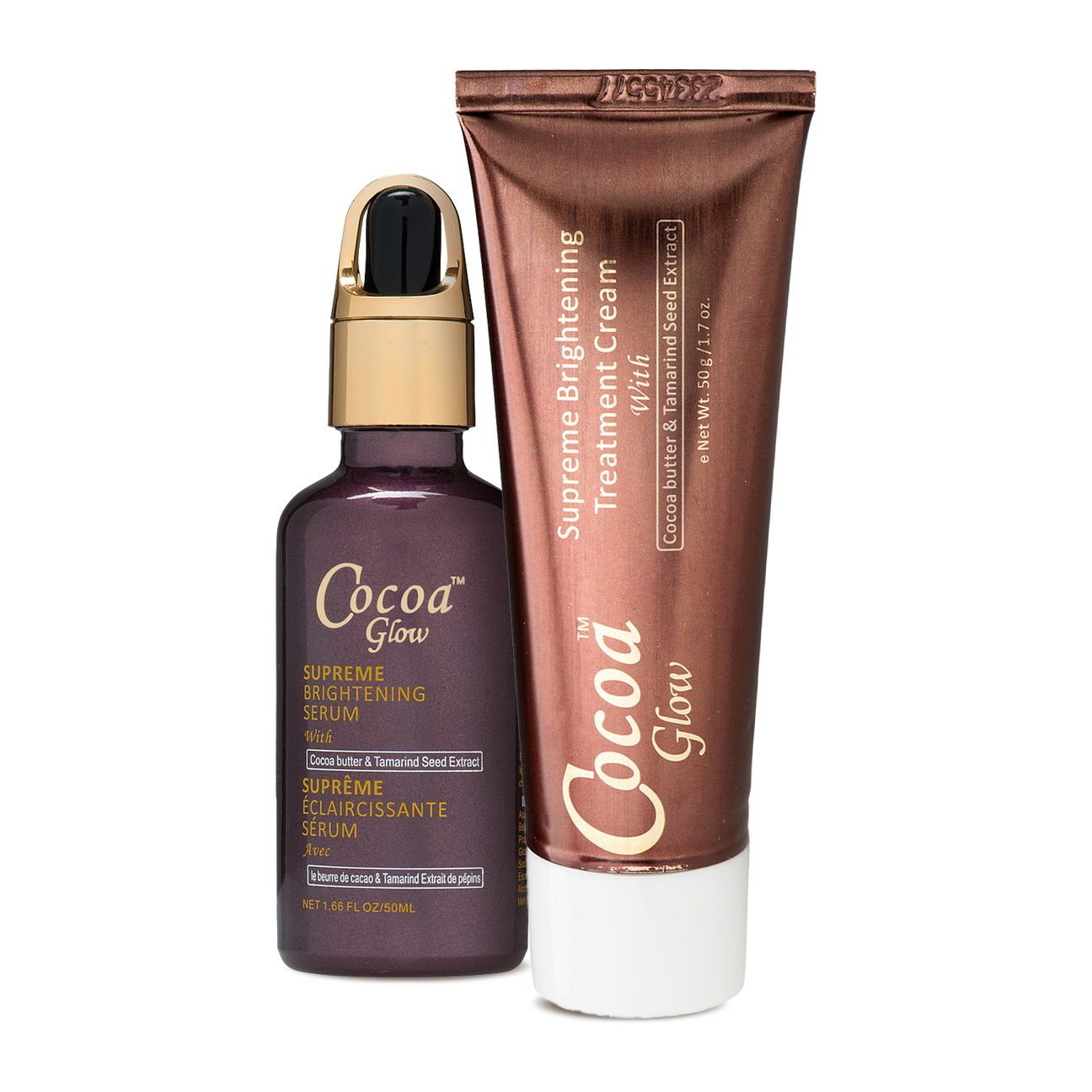 Coffret crème et sérum Cocoa Glow