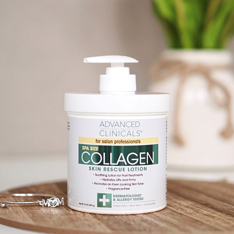 Lotion de sauvetage pour la peau au collagène